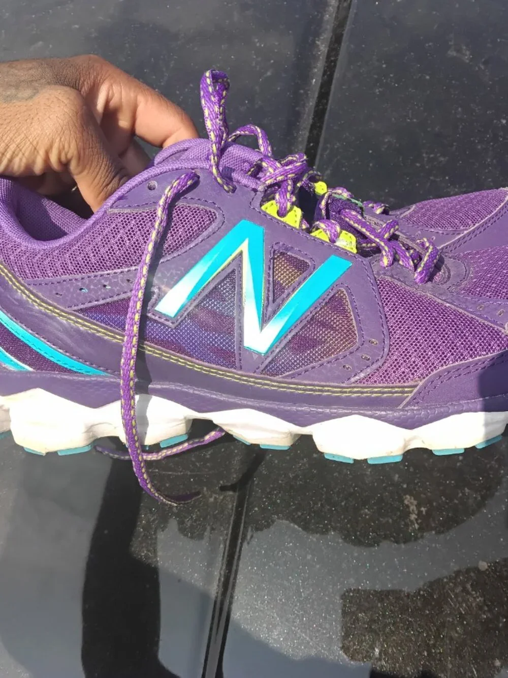 New Balance W750PB3 750v3 Purple/ Blue Running Shoes Women's Sz 9.5
